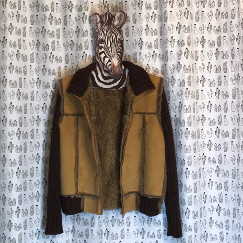 Warm & Soft Faux Suede & Fur Jacket
